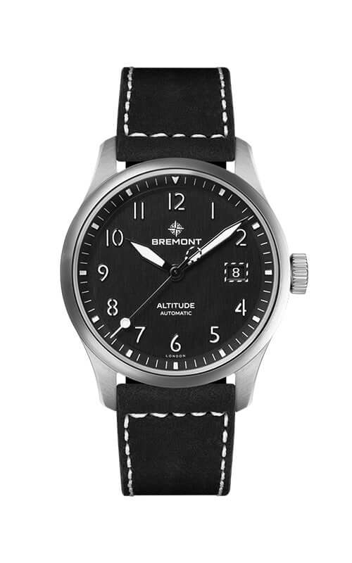 Bremont Altitude 39 Date ALT39-DT-SS-BK-l-S Bandiera Jewellers
