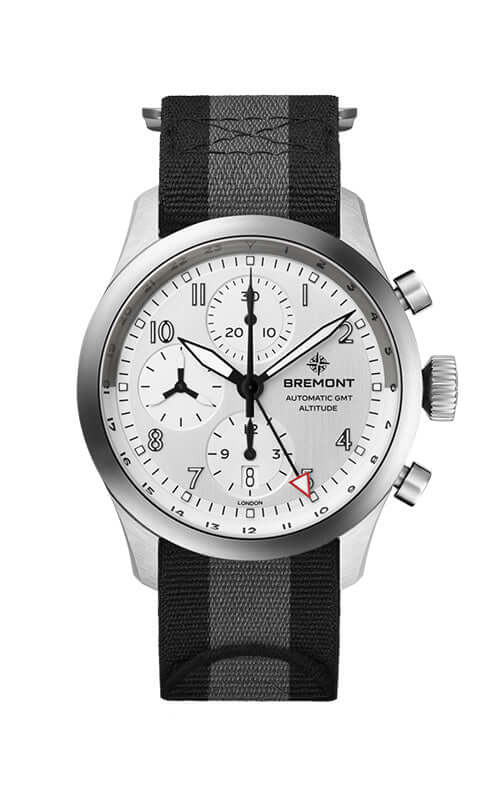 Bremont Altitude Chronograph GMT ALT42-CHR-G-SS-SI-N-S Bandiera Jewellers