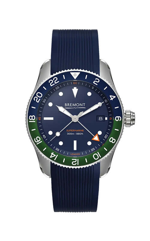 Bremont S302 Blue/Green Watch S302-BLGN-R-S/ Bandiera Jewellers