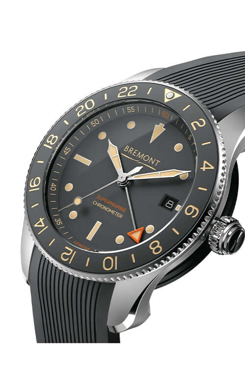 Bremont S302 Ocean Grey Watch S302-GR-R-S / Bandiera Jewellers