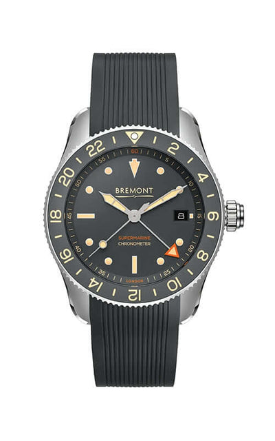 Bremont S302 Ocean Grey Watch S302-GR-R-S /  Bandiera Jewellers