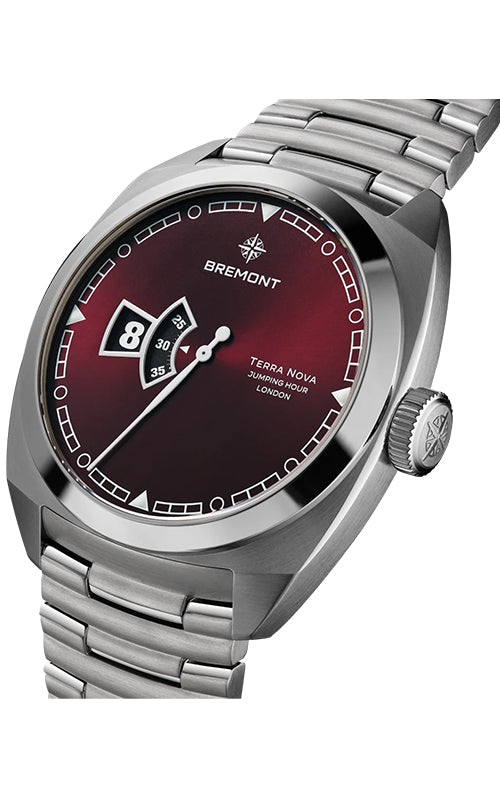 Bremont Terra Nova 40.5 Jumping Hour TN40-JH-SS-BG-B Bandiera Jewellers