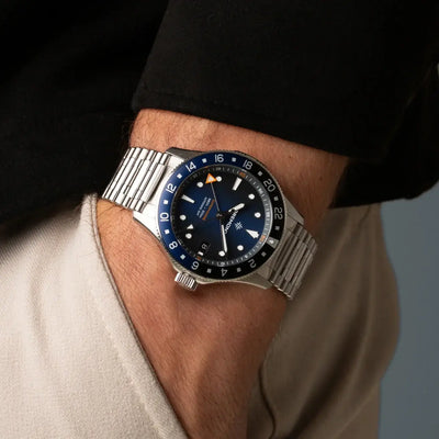 Bremont Supermarine SM40-GMT-SS-BLBK-B Bandiera Jewellers