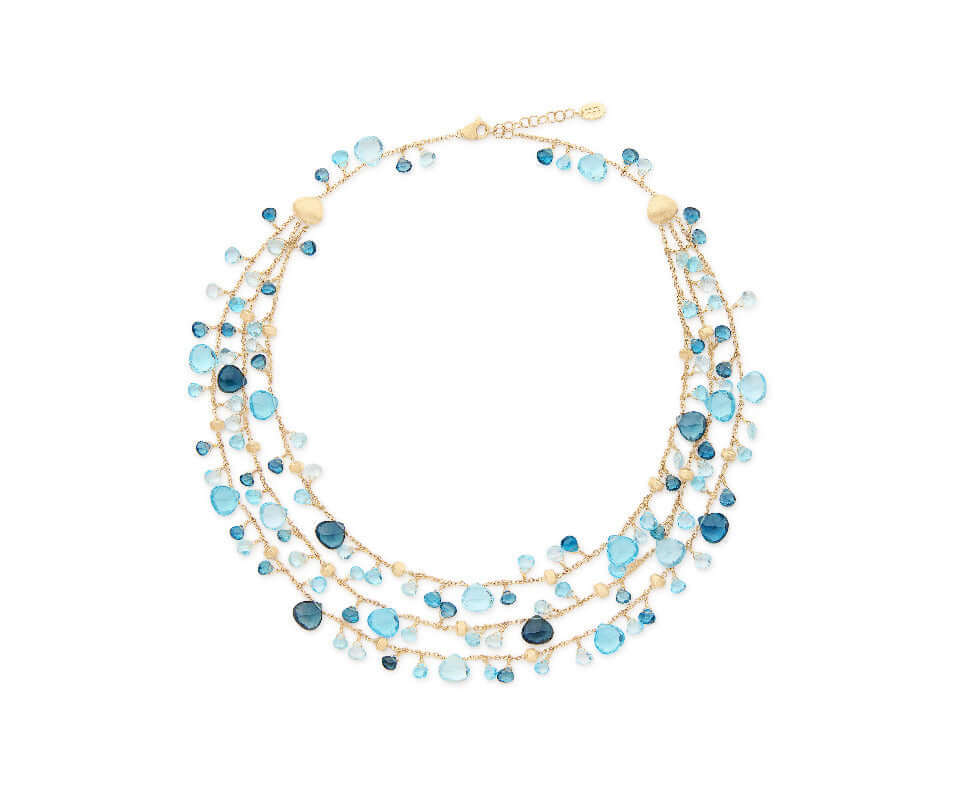 Marco Bicego Paradise 3-Strand Necklace CB2593_TP01_Y_02 Bandiera Jewellers
