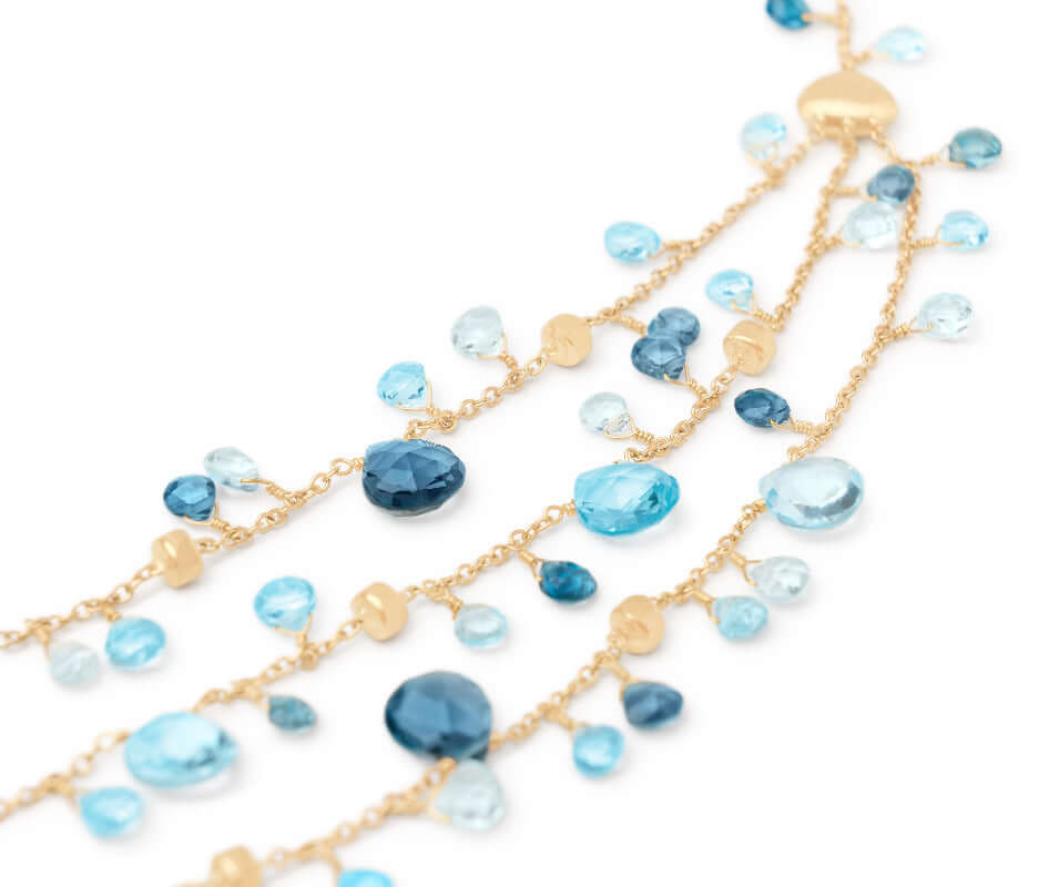Marco Bicego Paradise 3-Strand Necklace CB2593_TP01_Y_02 Bandiera Jewellers