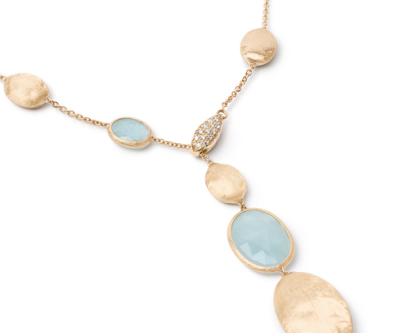 Marco Bicego Siviglia Lariat Necklace CB2653-B_AQ01-Y Bandiera Jewellers