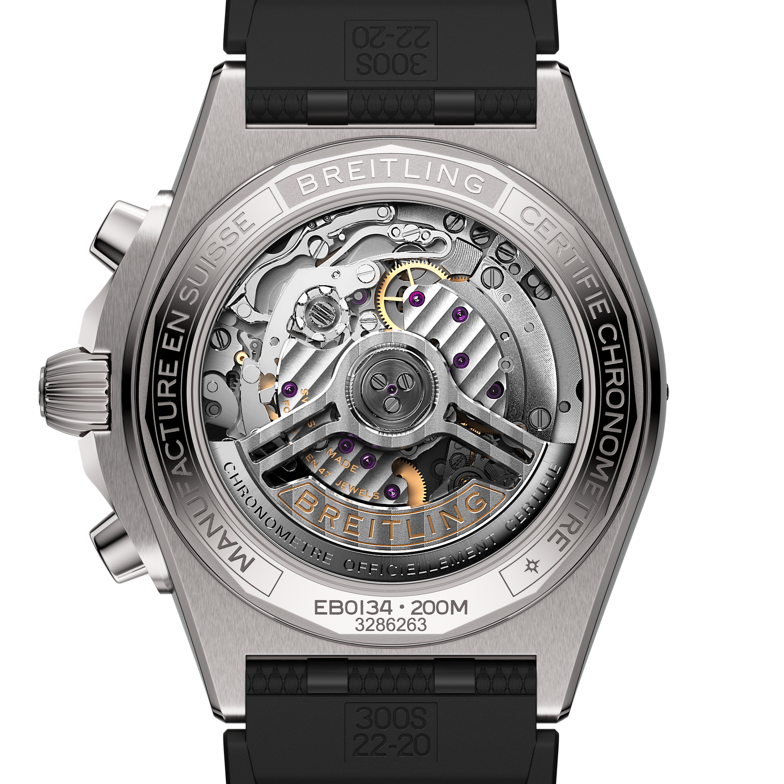 BREITLING CHRONOMAT B01 42 EB0134101M1S1 Bandiera Jewellers