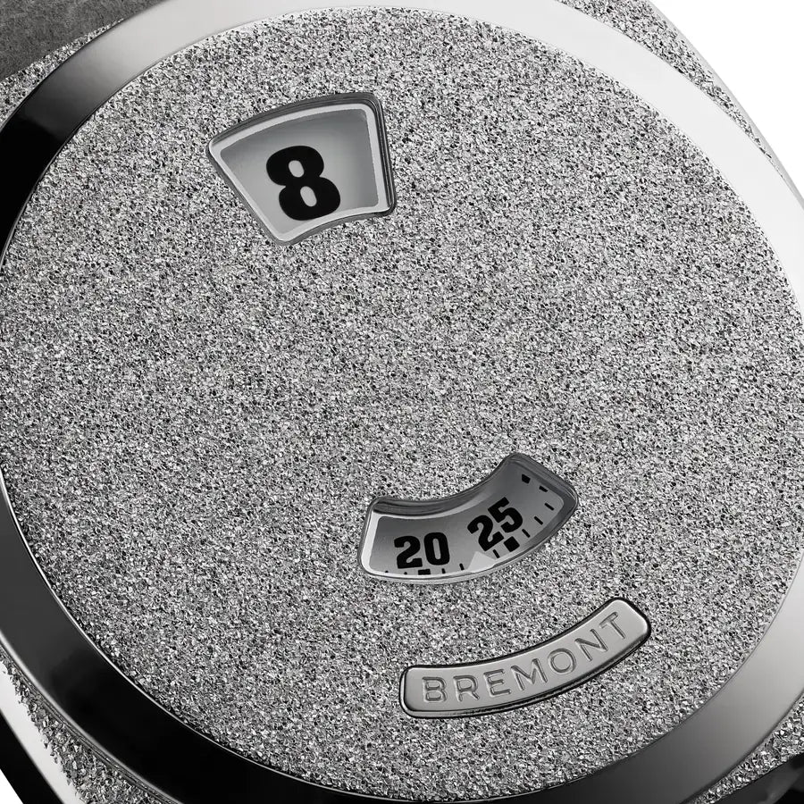 Bremont Terra Nova 35mm Jumping Hour Frosted Leather Strap TN35-JH-FS-CC-L-S Bandiera Jewellers