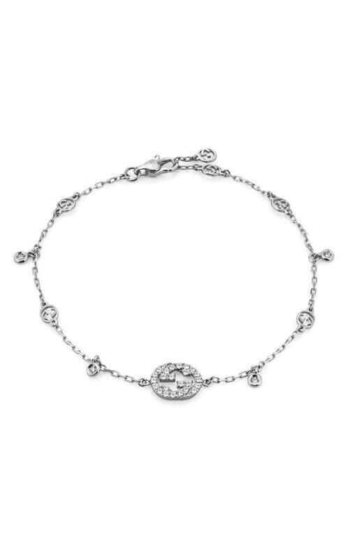 GUCCI Interlocking G diamond bracelet YBA729403003 Bandiera Jewellers