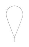 GUCCI Diagonal Interlocking G Necklace Sterling Silver YBB77405500100U Bandiera Jewellers