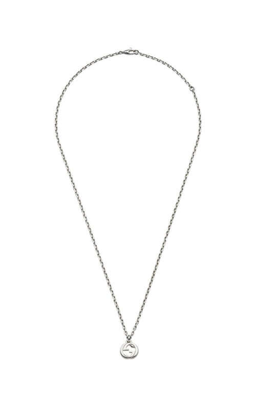 GUCCI Interlocking Chain Necklace Sterling Silver YBB79635500100U Bandiera Jewellers