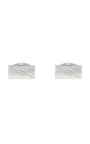 GUCCI Diagonal Interlocking G Silver Cufflinks YBE77404300100U Bandiera Jewellers
