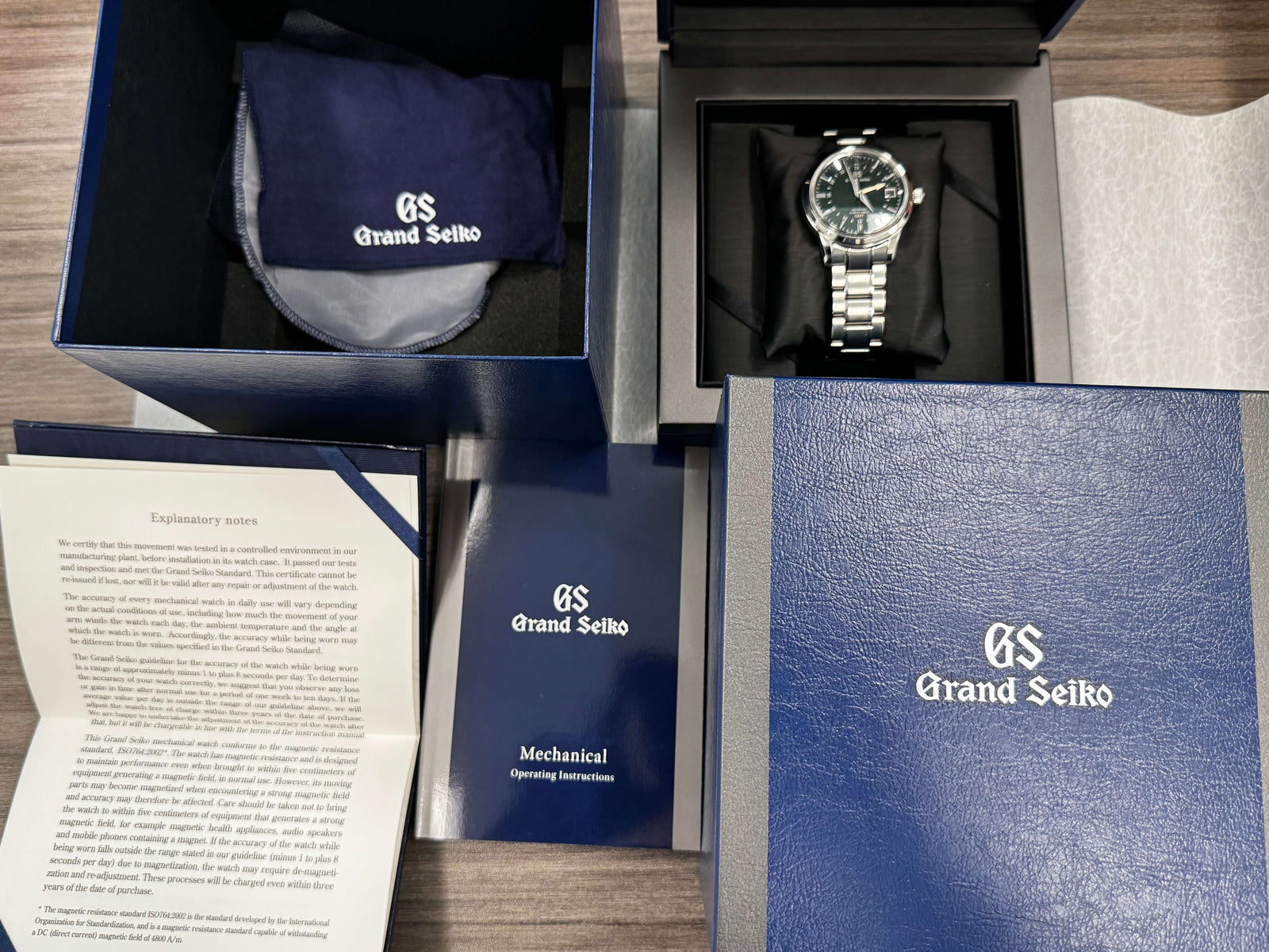 Grand Seiko GMT Green Dial SBGJ251G / Bandiera Jewellers