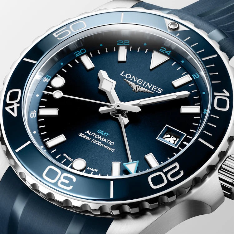 Longines HydroConquest GMT L37904969 Bandiera Jewellers