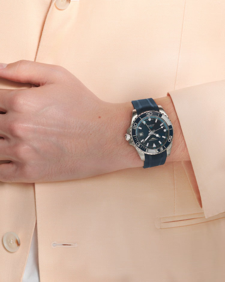 Longines HydroConquest GMT L37904969 Bandiera Jewellers