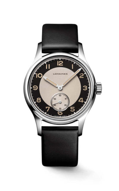 Longines Heritage Classic Tuxedo L2.330.4.93.0 Bandiera Jewellers