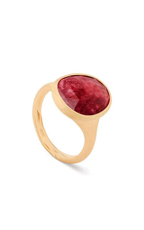 Marco Bicego Lunaria Colour Ring AB658-TUL01-Y Bandiera Jewellers