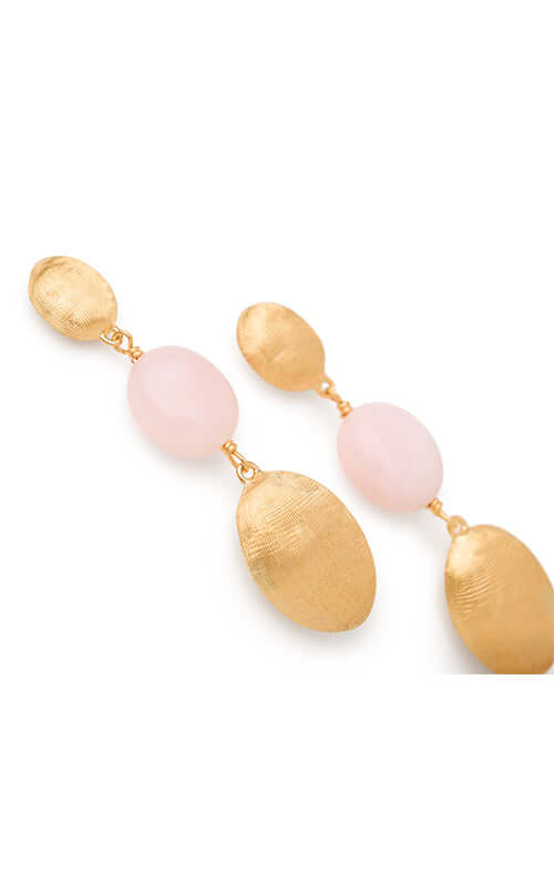 Marco Bicego Siviglia Pink Opal Earrings OB1857-OP01-Y Bandiera Jewellers