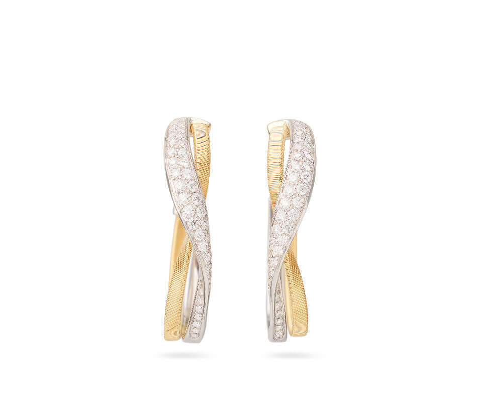 Marco Bicego Marrakesh Hoop Earrings OG421_B1_YW_M5 Bandiera Jewellers