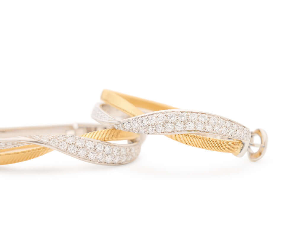 Marco Bicego Marrakesh Hoop Earrings OG421_B1_YW_M5 Bandiera Jewellers