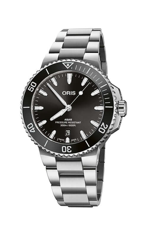 Oris Aquis Date Watch 01 733 7787 4154-07 8 22 04PEB Bandiera Jewellers