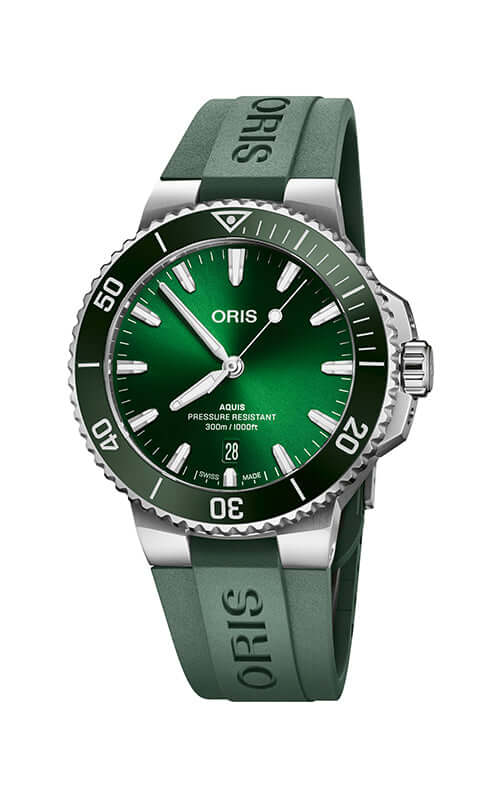 Oris Aquis Date Watch 01 733 7787 4157-07 4 22 37FC Bandiera Jewellers