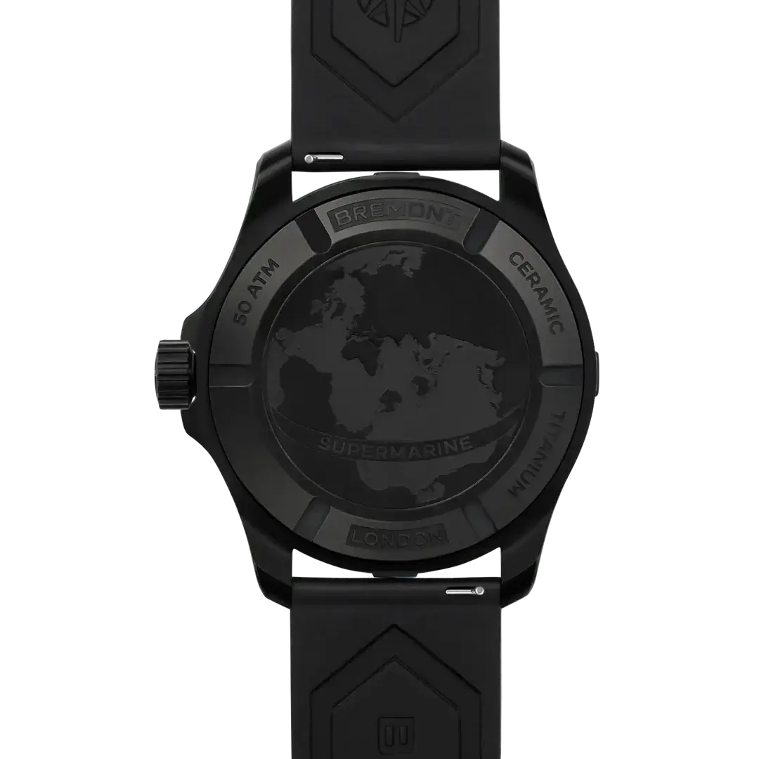 Bremont Ceramic Black SM43-DT-BKCER-BK-R-S Bandiera Jewellers