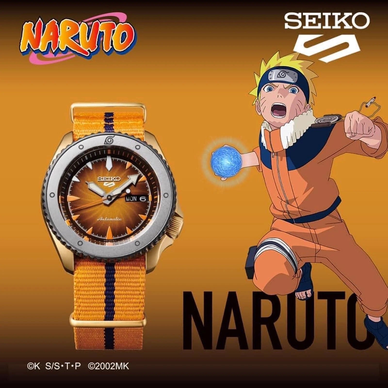 SEIKO 5 DAY DATE NARUTO BORUTO LTD SRPF70K1F