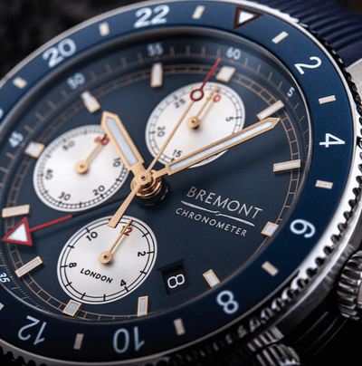 Bremont Chrono Watch SMARINECHRONO-BL-R-S /  Bandiera Jewellers