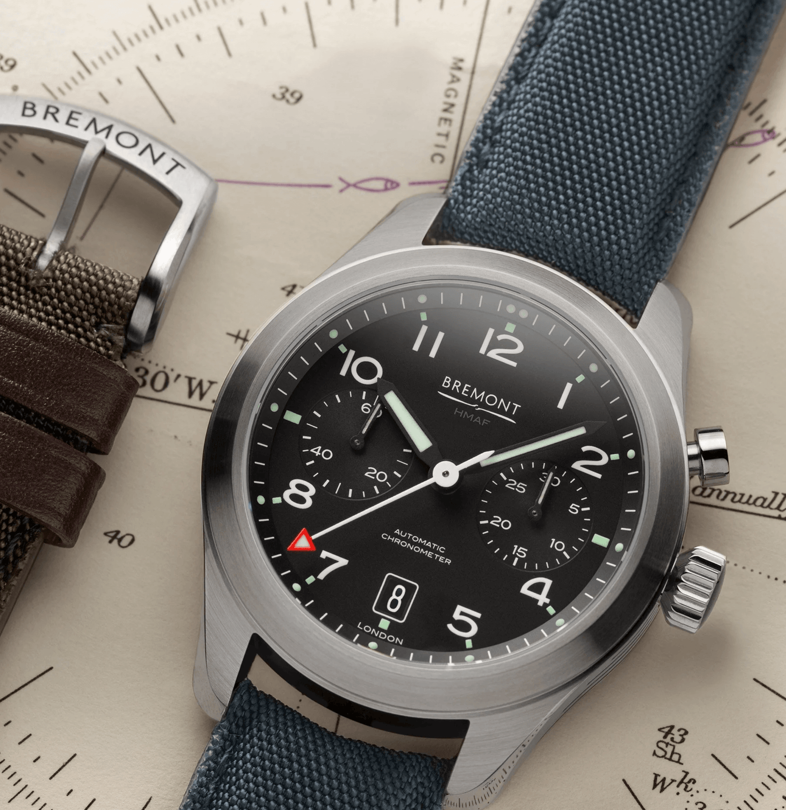 Bremont Arrow Chronograph Watch ARROW-R-S / Bandiera Jewellers