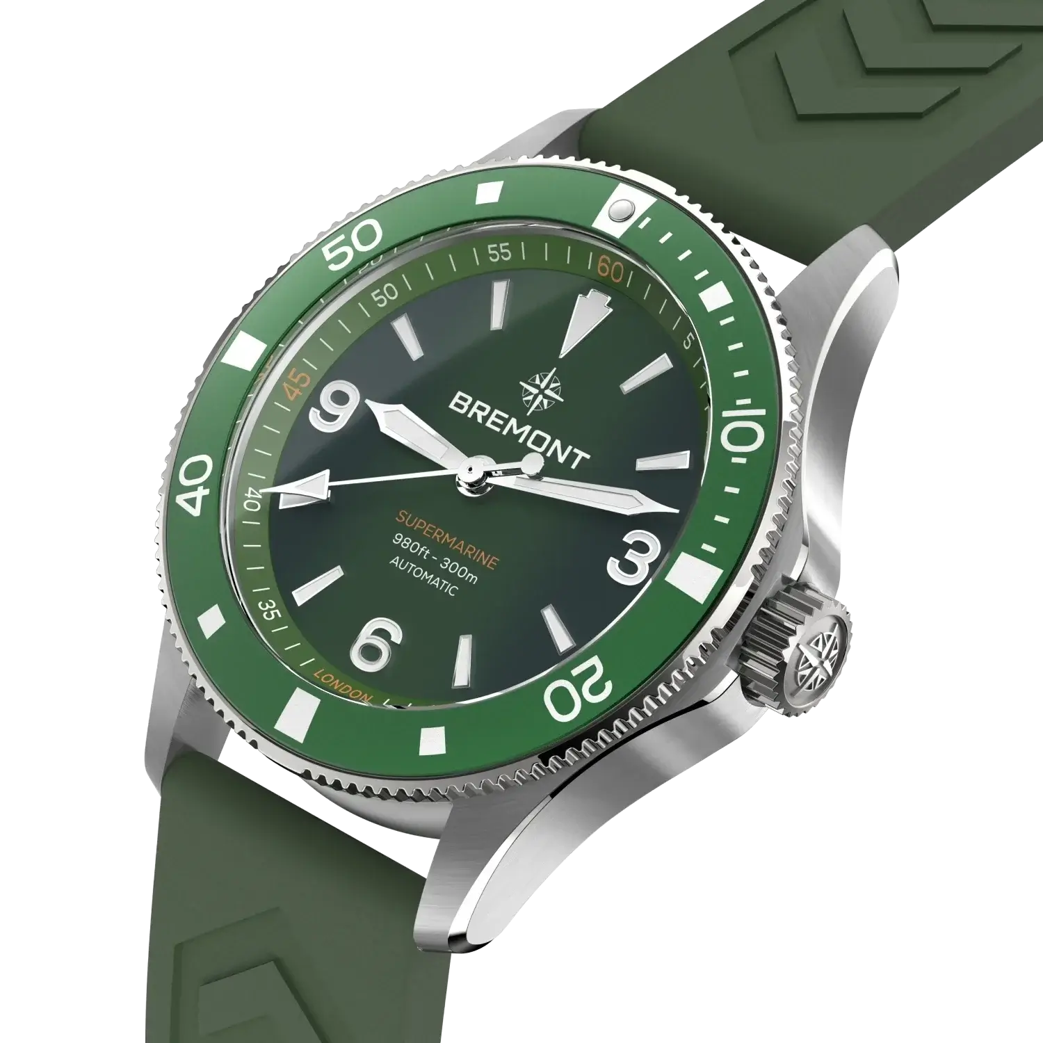 Bremont Supermarine 300M SM40-ND-SS-GN-R-S Bandiera Jewellers