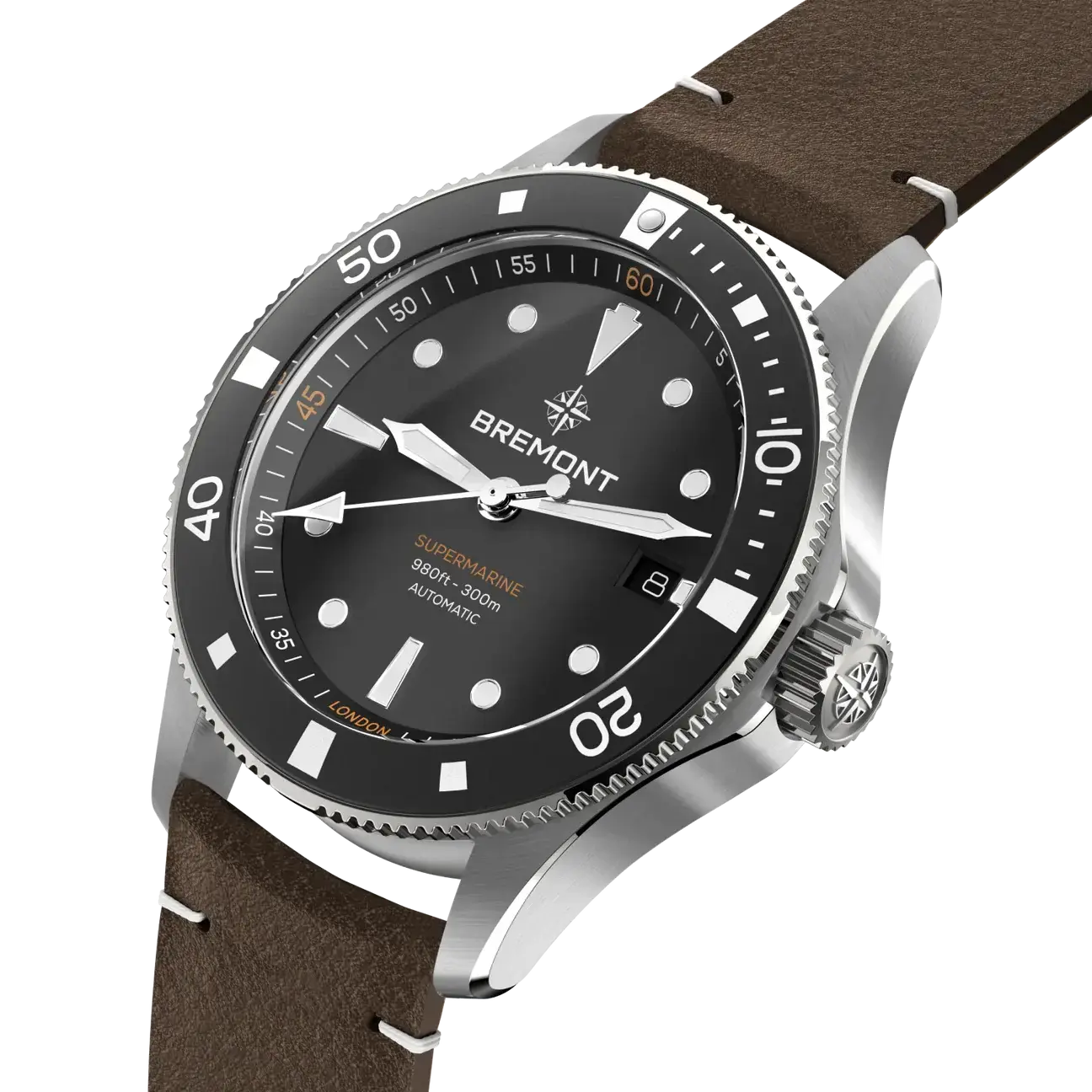 Bremont Supermarine 300M SM40-DT-SS-BK-L-S Bandiera Jewellers