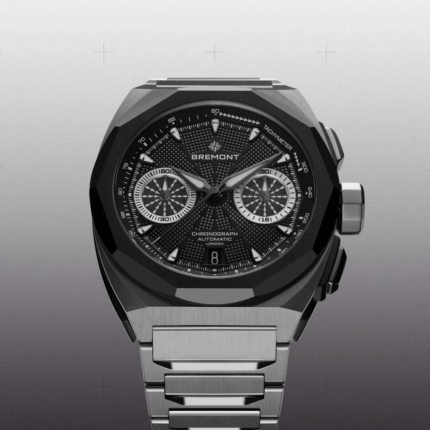 Bremont Supernova Chronograph SN41-CHR-SS-BK-B Bandiera