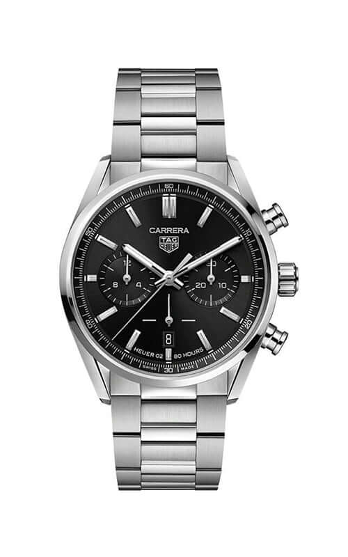 TAG Heuer Carrera Automatic Chronograph Black Dial CBN2010.BA0642 | Bandiera Jewellers Toronto and Vaughan