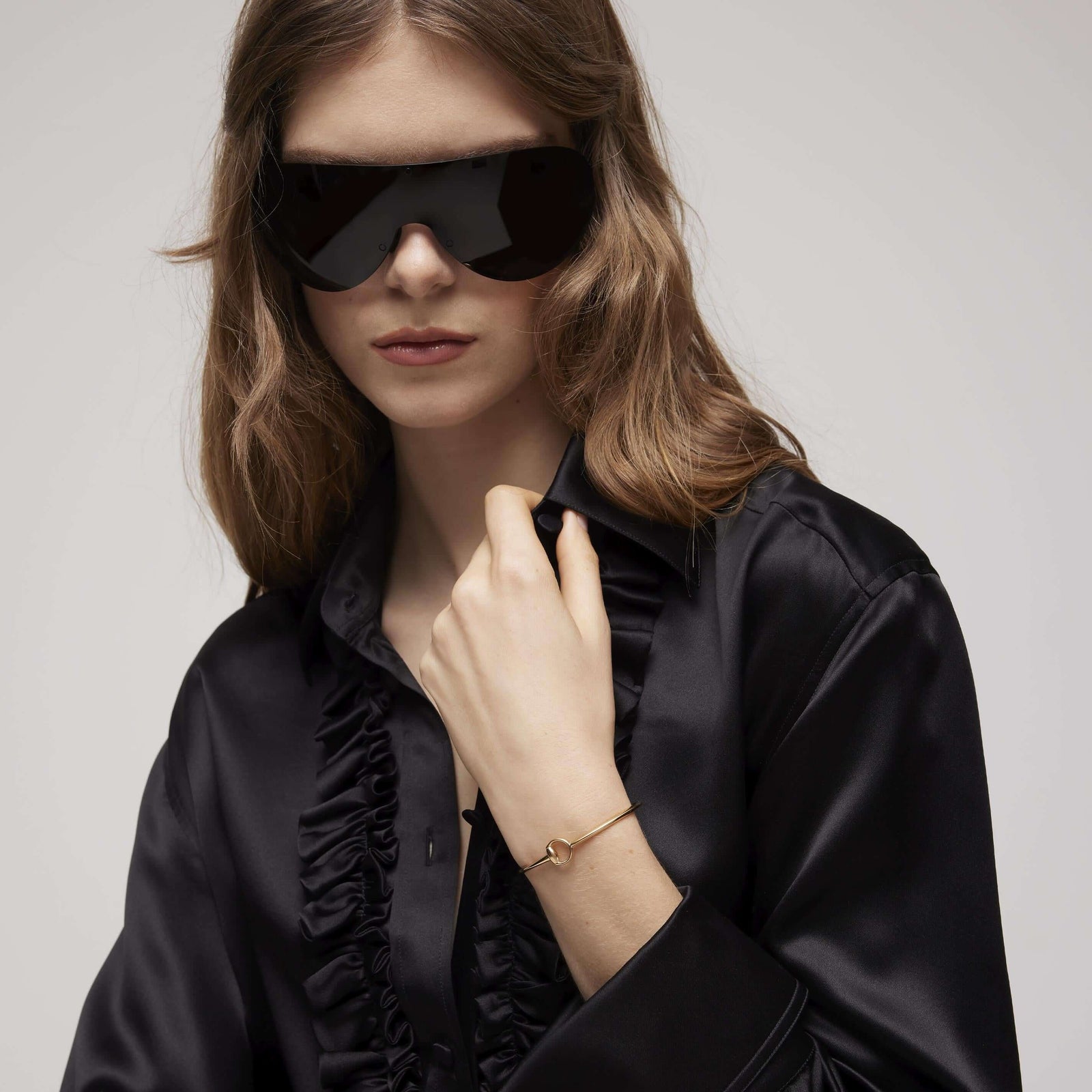 GUCCI HORSEBIT Gold Bracelet YBA865624001017