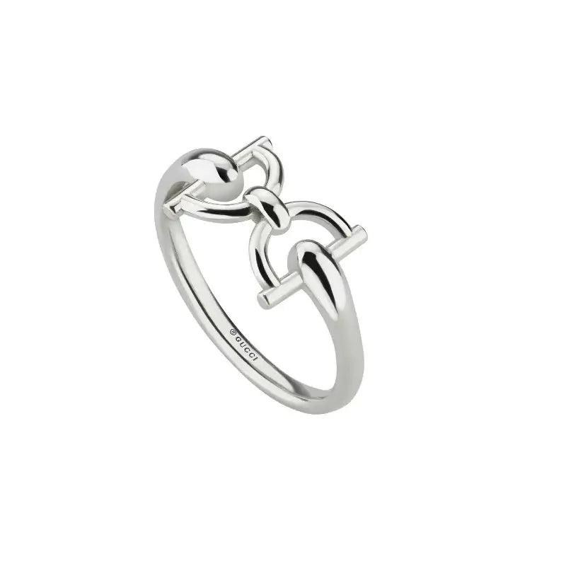 GUCCI Staffa Silver Ring Small YBC875910001 Bandiera Jewellers