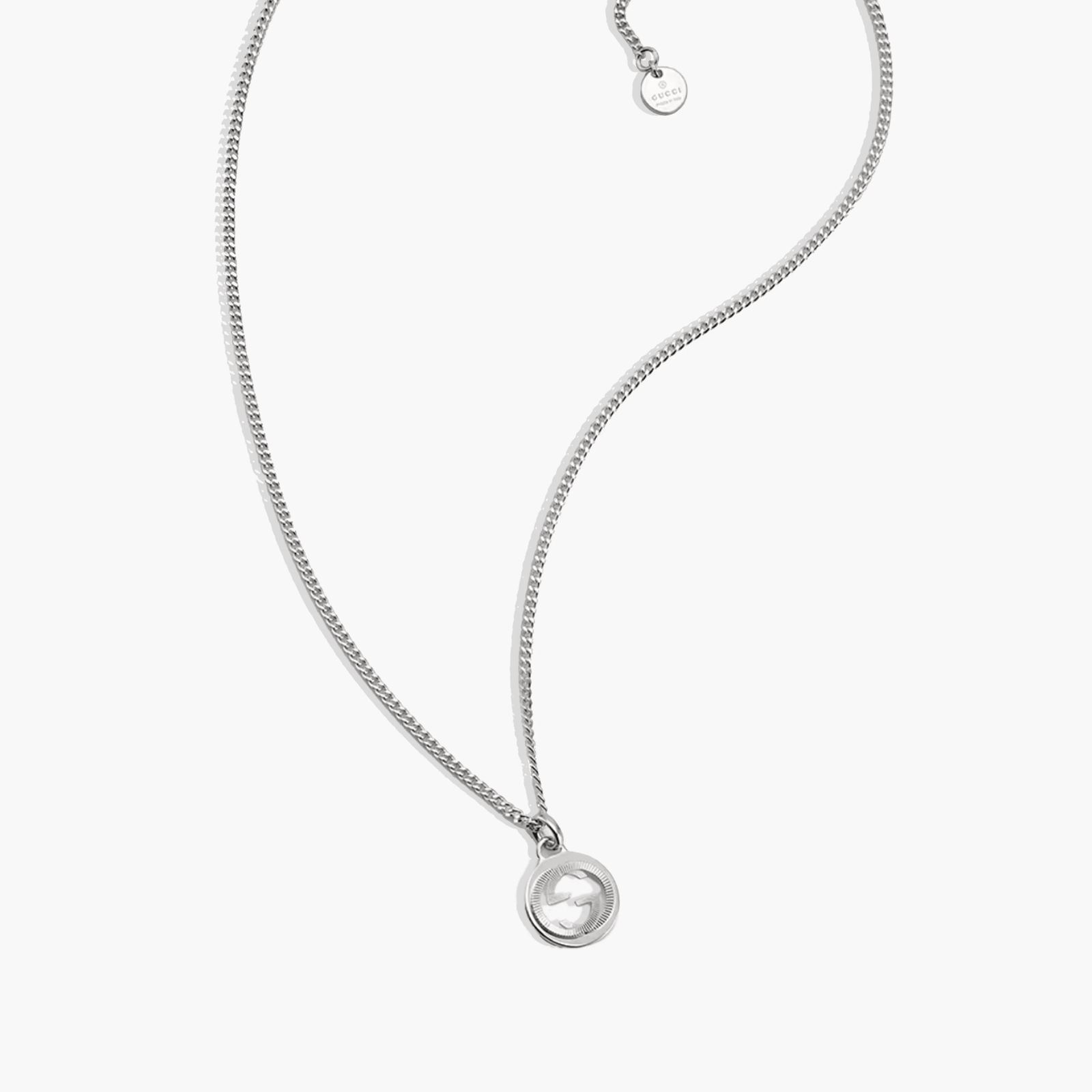 GUCCI INTERLOCKING NECKLACE YBBA0078M001
