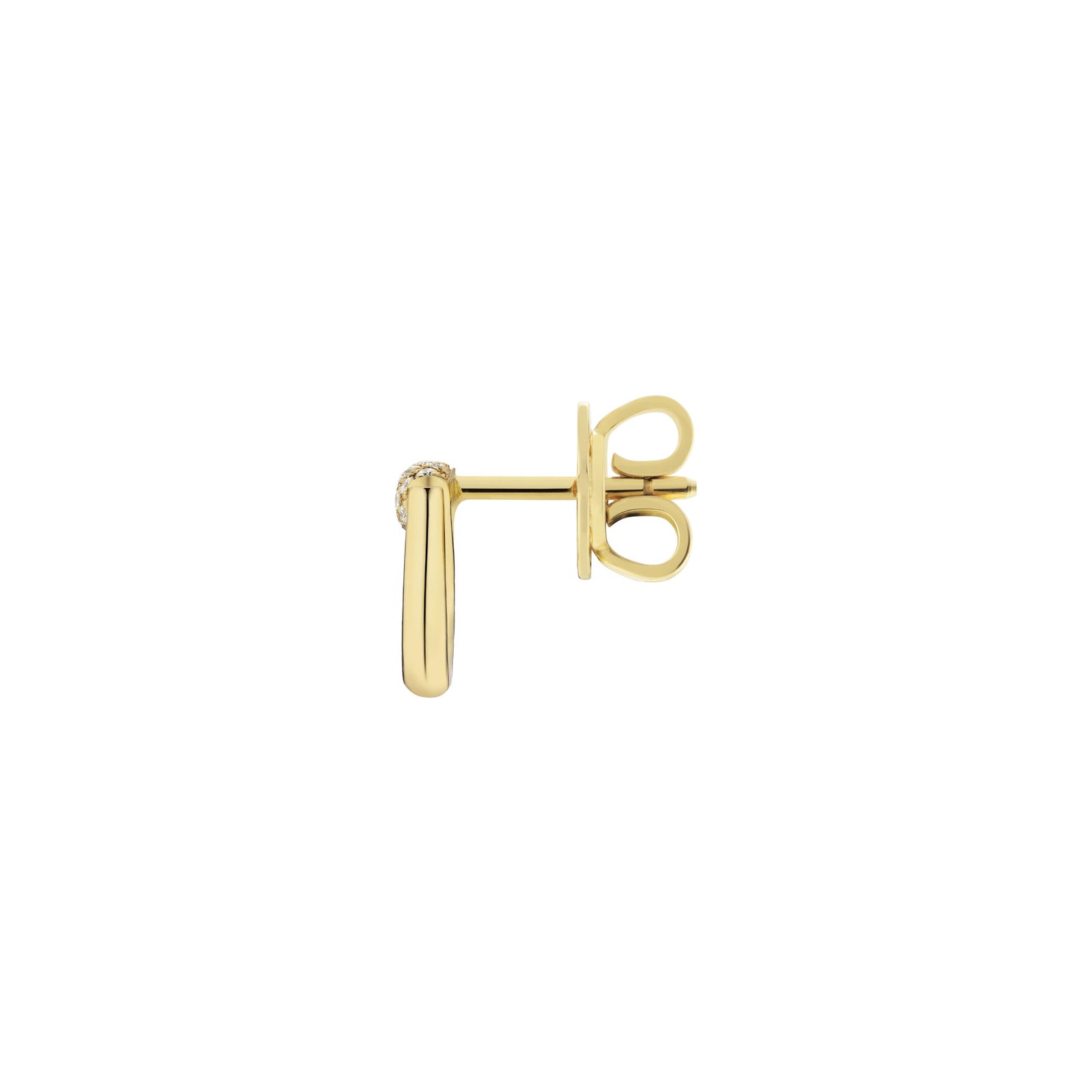 GUCCI Horsebit Earrings Gold & Diamonds YBD86144800100