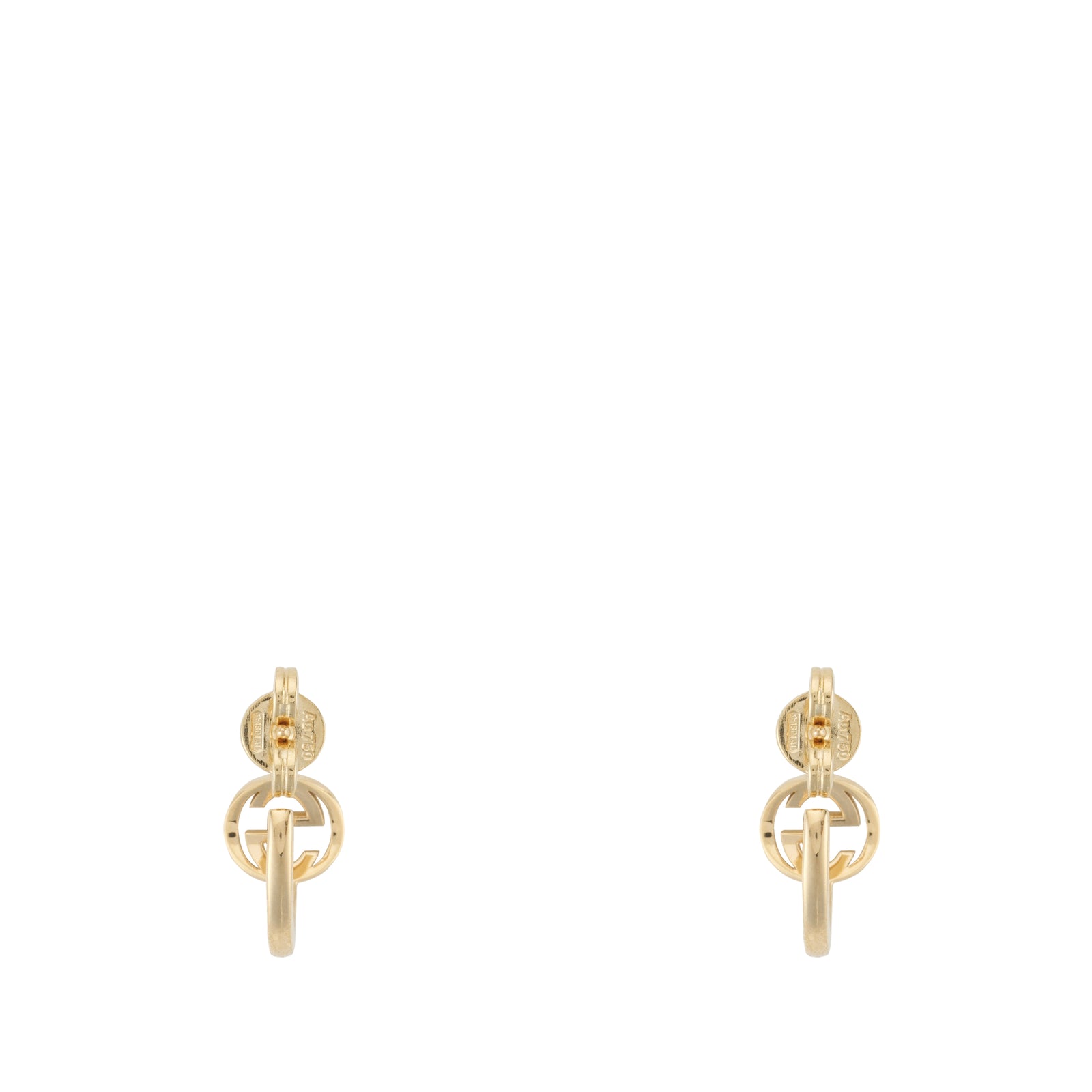 GUCCI Interlocking Hoop Earrings YBDA000NA00100
