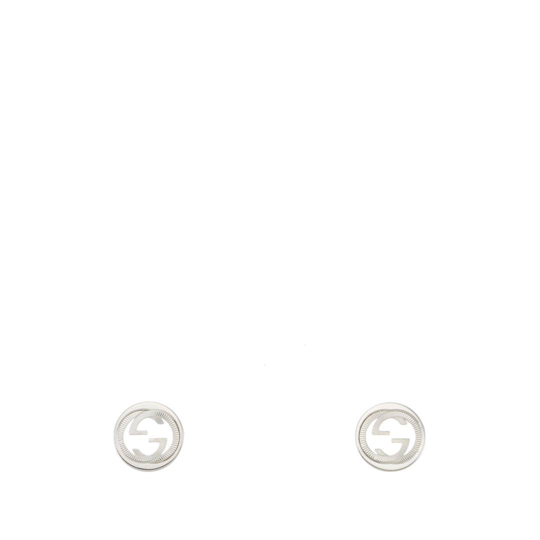 GUCCI INTERLOCKING Stud Earrings YBDA00796001