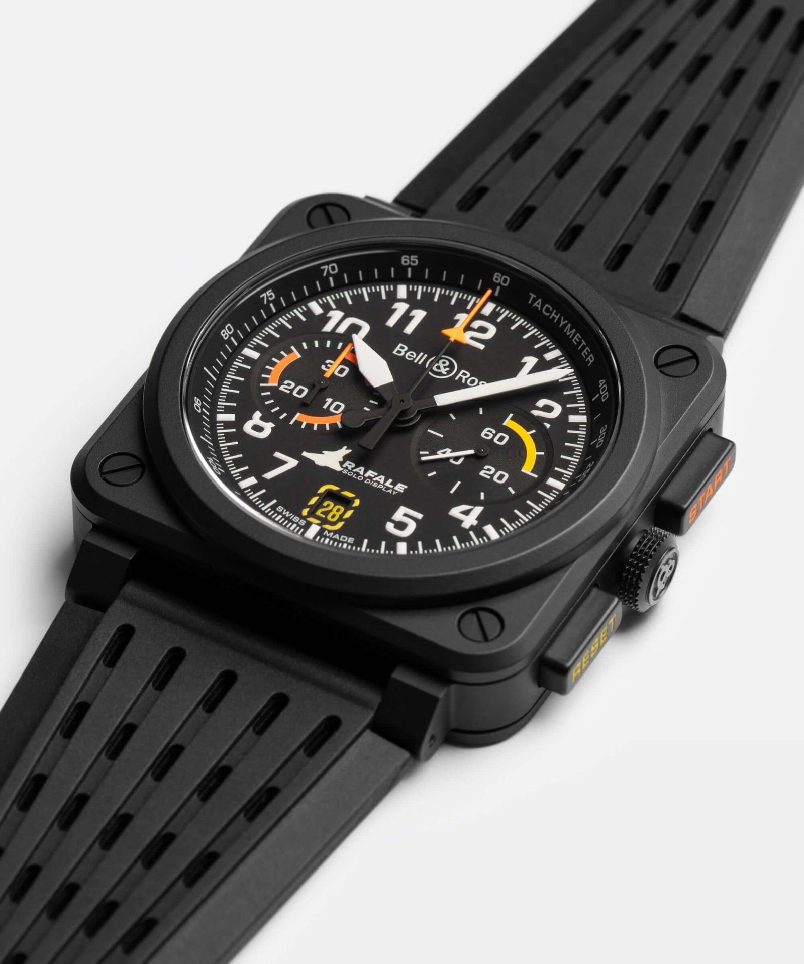 Bell & Ross BR-03 Chrono Rafale Solo Display BR0394-RSD-CE/SRB