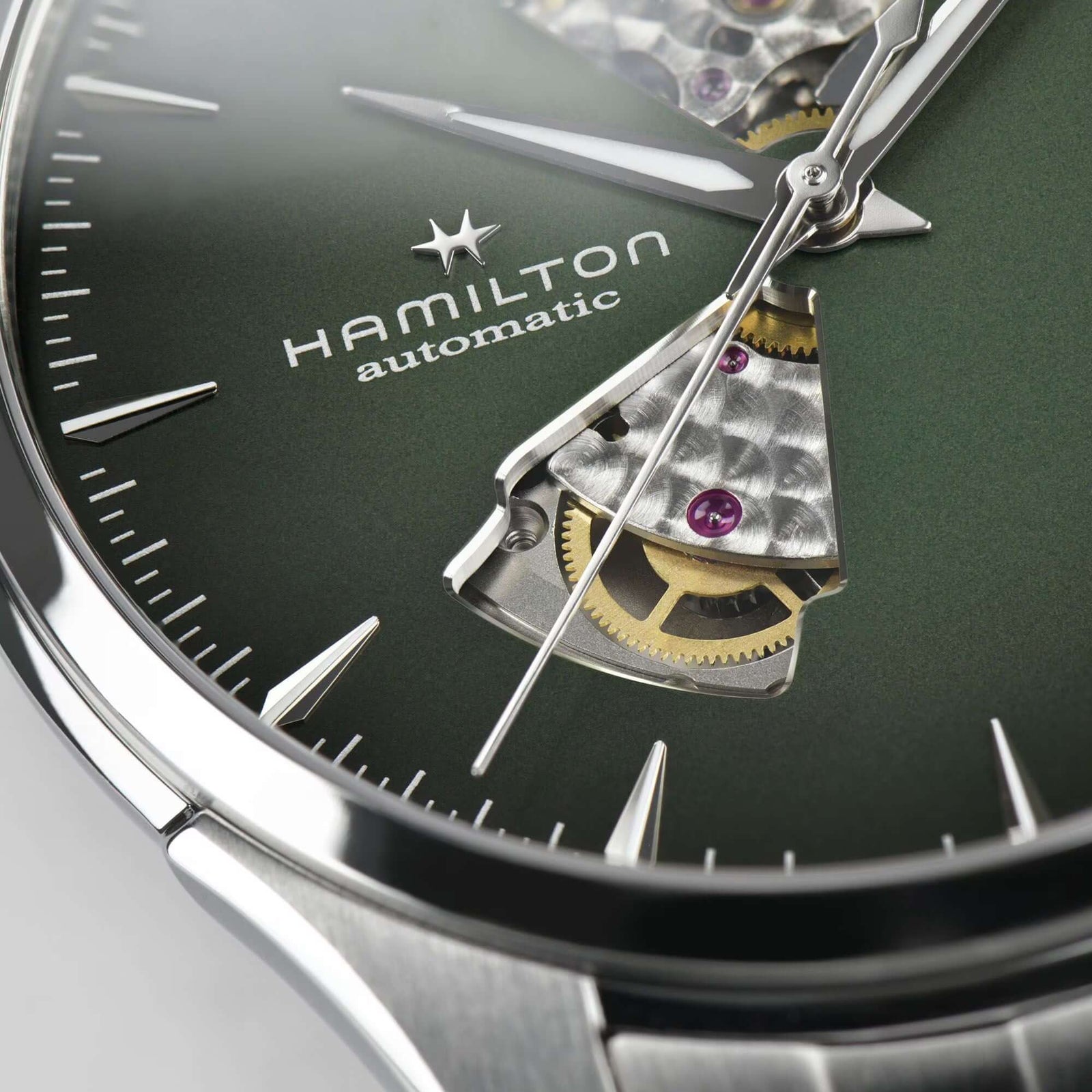 Hamilton Jazzmaster Open Heart H32675160 Bandiera Jewellers