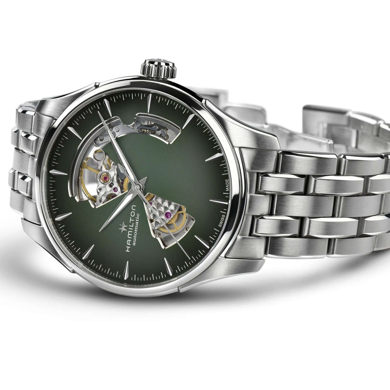 Hamilton Jazzmaster Open Heart H32675160 Bandiera Jewellers