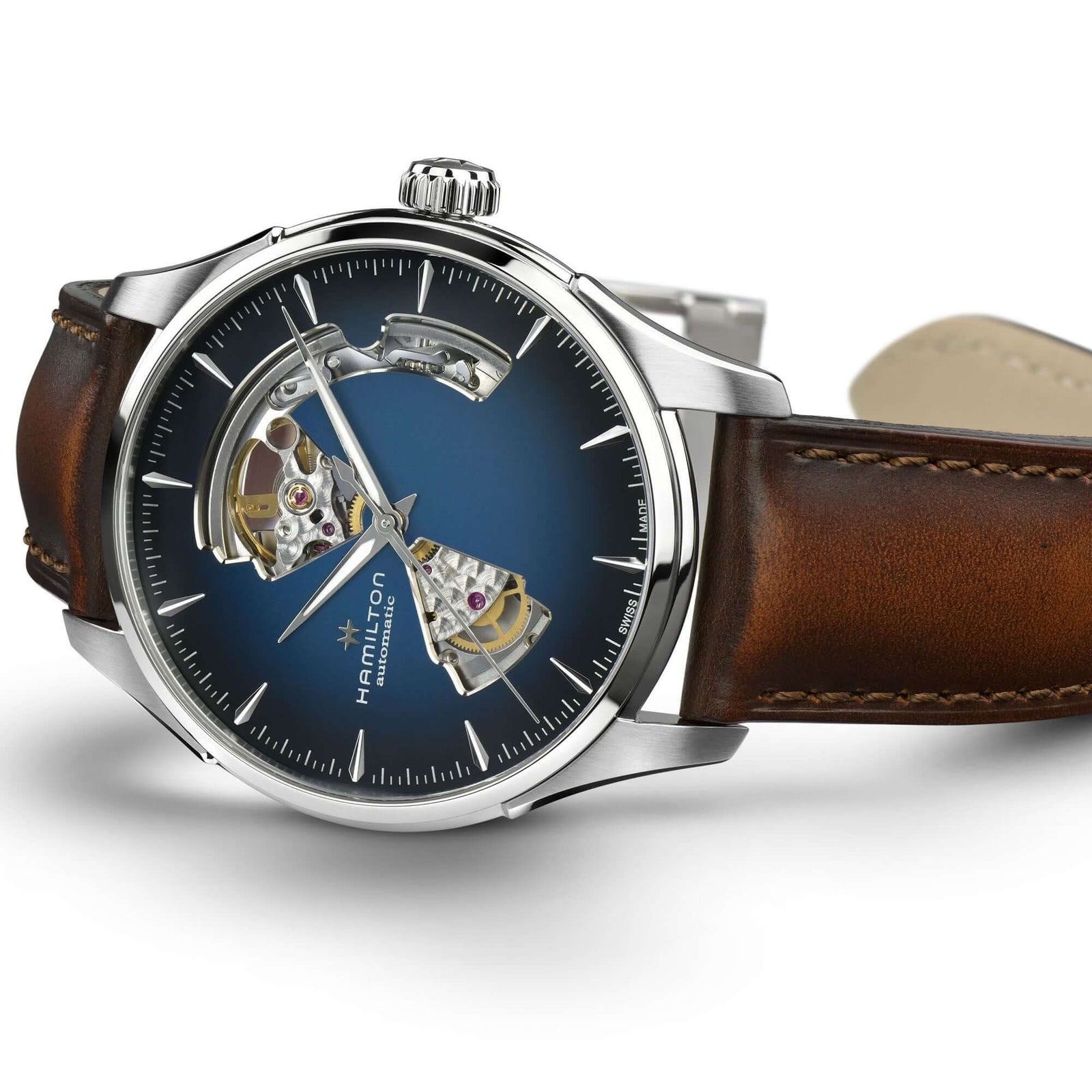 Hamilton Jazzmaster Open Heart H32675540 Bandiera Jewellers