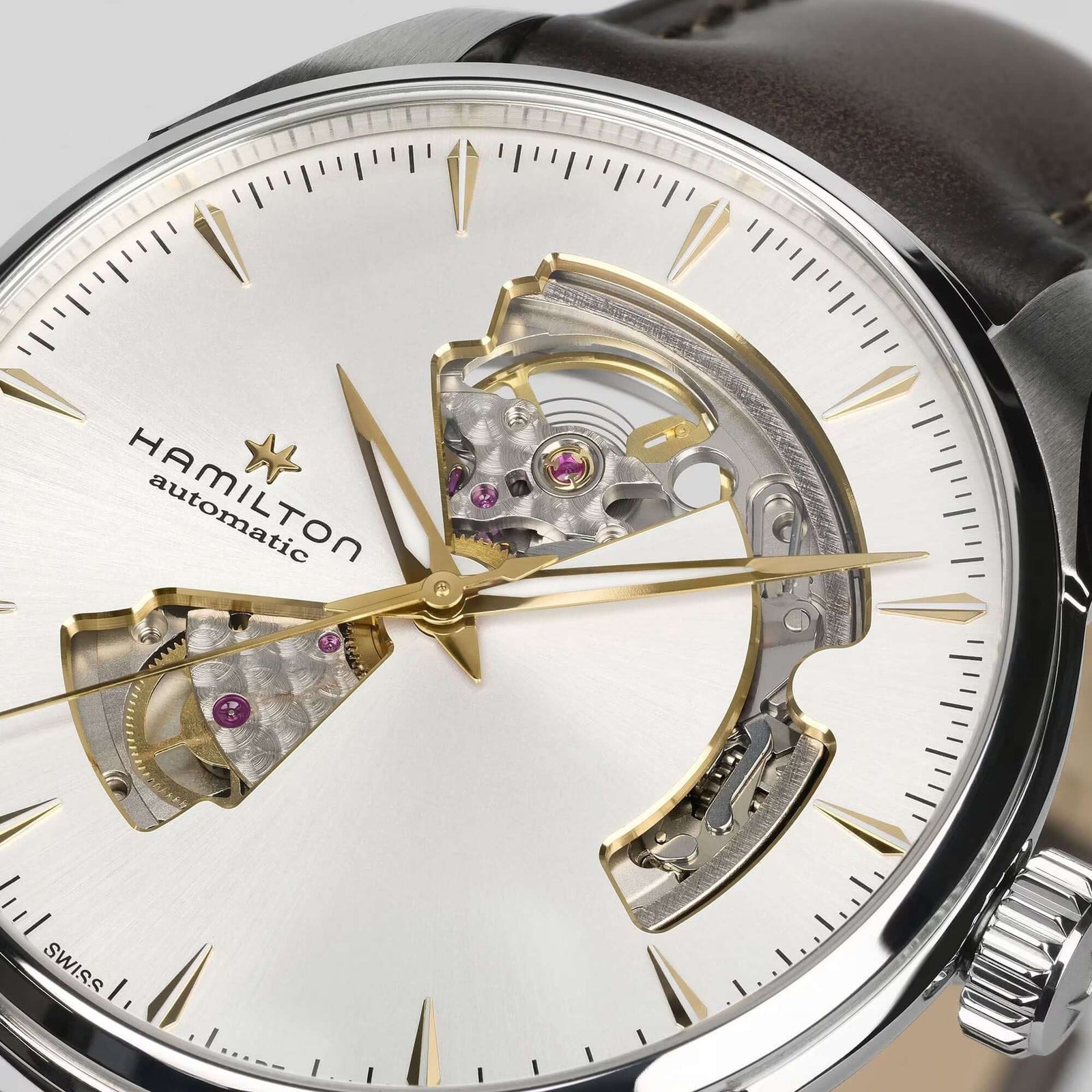 Hamilton Jazzmaster Open Heart H32675551 Bandiera Jewellers