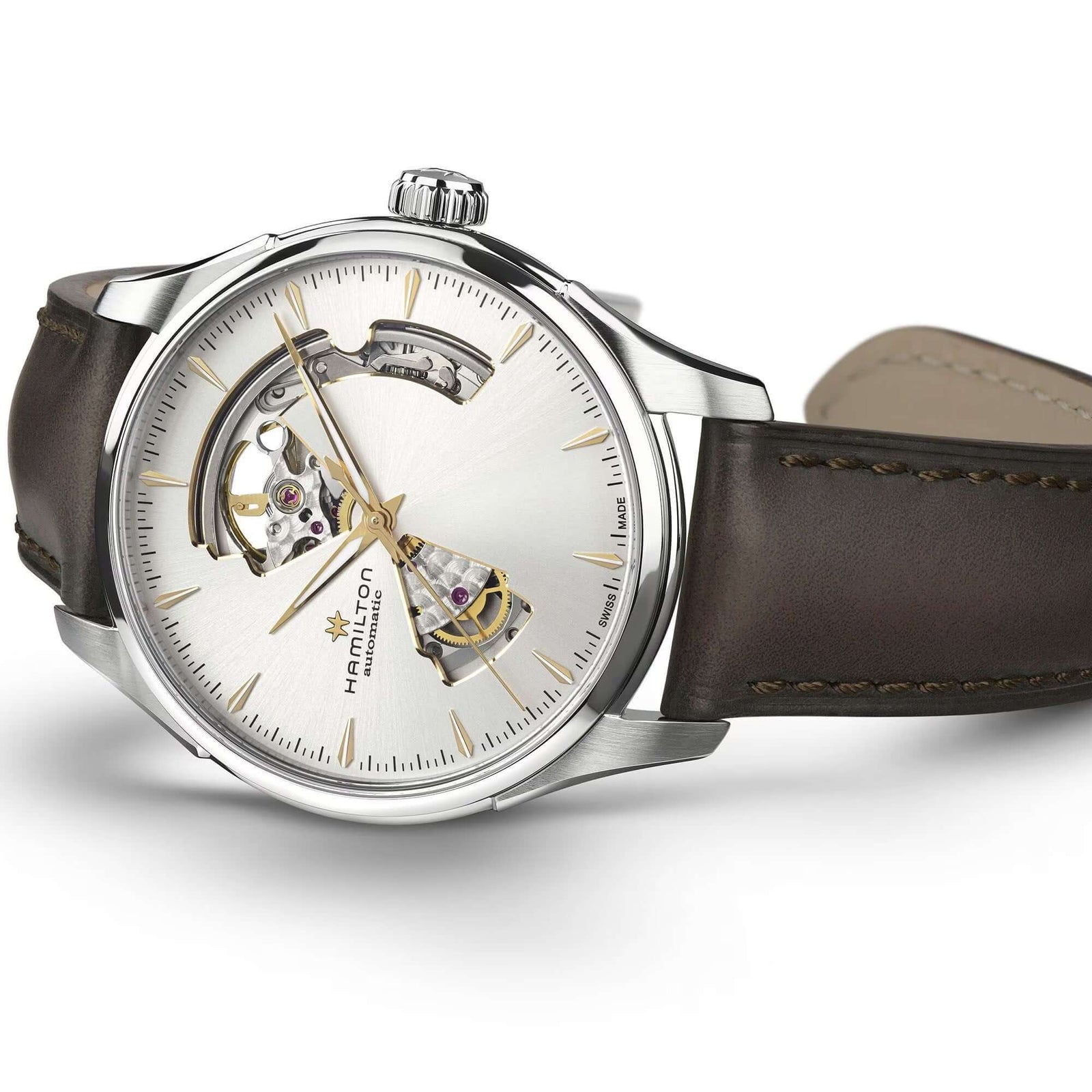 Hamilton Jazzmaster Open Heart H32675551 Bandiera Jewellers
