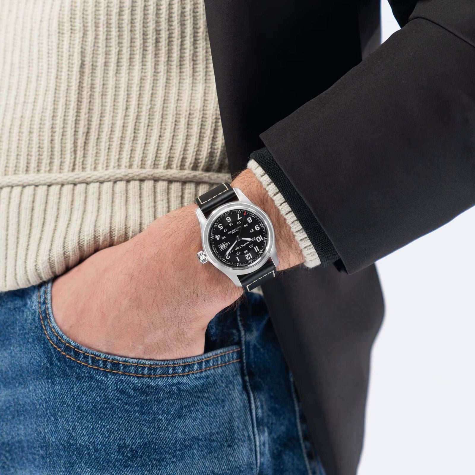 Hamilton Khaki Field 42mm Watch H70605733 / Bandiera Jewellers