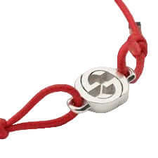 GUCCI Interlocking Cord Bracelet YBAA002MN00200U Bandiera Jewellers