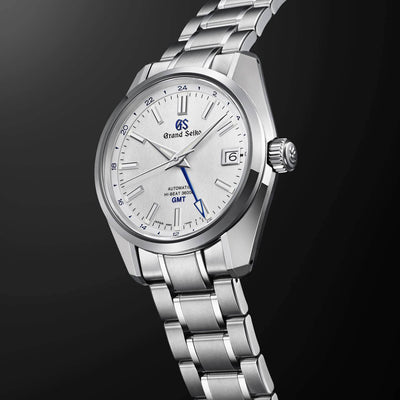 Grand Seiko Mechanical Hi-Beat 36000 GMT 44GS 55th Anniversary Limited Edition SBGJ255 Bandiera Jewellers