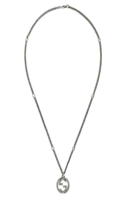 GUCCI SILVER INTERLOCKING G NECKLACE YBB678651001 | Bandiera Jewellers Toronto and Vaughan